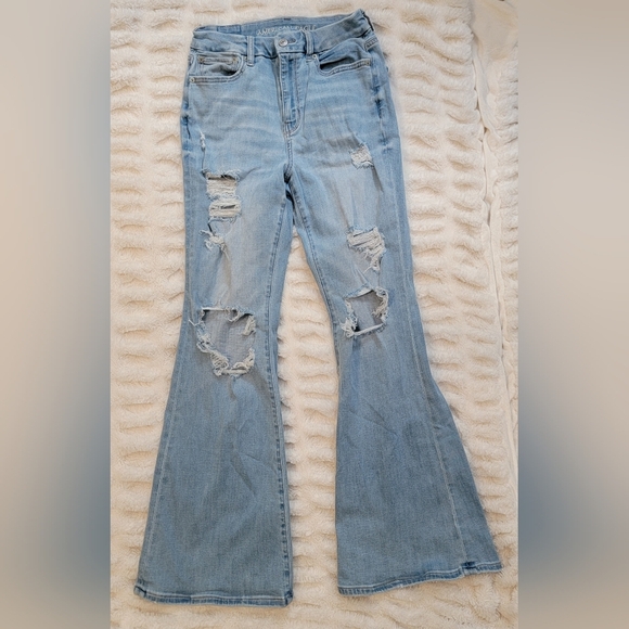 American Eagle Curvy High Rise Flare - Picture 2 of 7